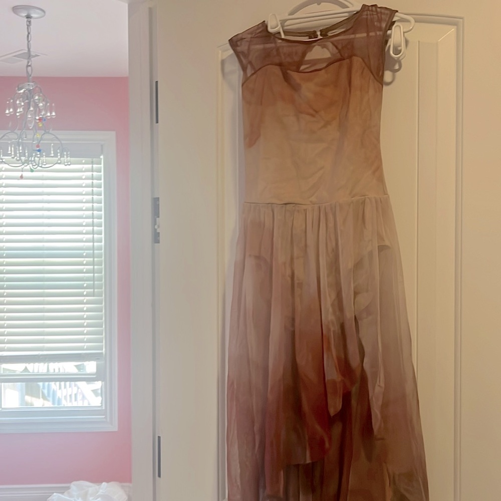 Dance costume high low dress CL